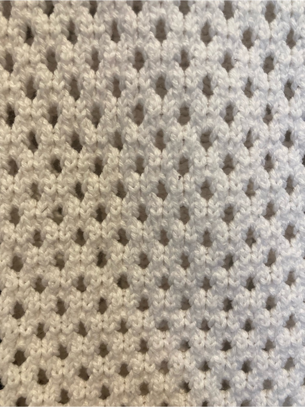 Abercrombie & Fitch White Open-Knit Sweater - Picture 4 of 4